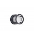 Round Downlight, 1 x 6W LED, 3000K, 360lm, IP54, Anthracite