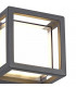 Square Downlight, 1 x 6W LED, 3000K, 360lm, IP54, Anthracite