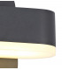 1 Light Adjustable Wall Lamp, 1 x 6W LED, 3000K, 400lm, IP54, Anthracite