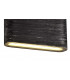 Up and Downward Lighting Wall Lamp, 2 x 3W LED, 3000K, 350lm, IP54, Black, Silver