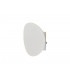 Flush Wall Lamp, 1 x 6W LED, 3000K, 700lm, IP54, Sand White
