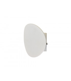 Flush Wall Lamp, 1 x 6W LED, 3000K, 700lm, IP54, Sand White