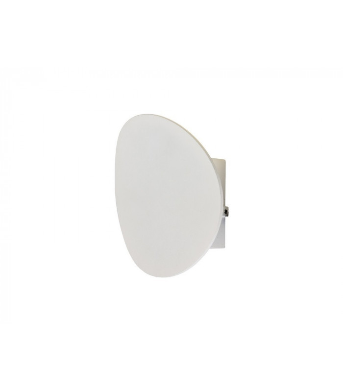 Flush Wall Lamp, 1 x 6W LED, 3000K, 700lm, IP54, Sand White