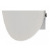 Flush Wall Lamp, 1 x 6W LED, 3000K, 700lm, IP54, Sand White