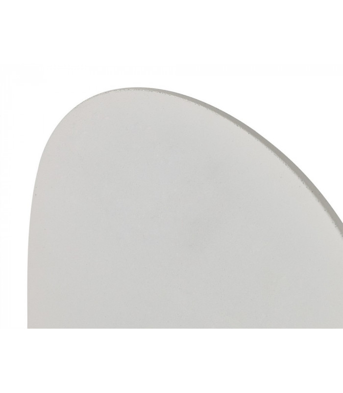 Flush Wall Lamp, 1 x 6W LED, 3000K, 700lm, IP54, Sand White