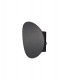 Flush Wall Lamp, 1 x 6W LED, 3000K, 700lm, IP54, Anthracite