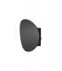 Flush Wall Lamp, 1 x 6W LED, 3000K, 700lm, IP54, Anthracite