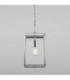 1 Light Outdoor Ceiling Pendant Light Polished Nickel, E27