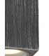 Rectangle Wall Down Lamp, 1 x GU10, IP54, Black, Silver