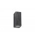 Rectangle Wall Lamp, 2 x GU10, IP54, Black, Silver
