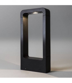 LED 1 Light Small Outdoor Bollard Light Textured Black IP54