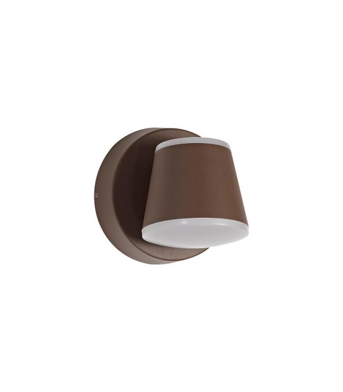 Wall Lamp, 2 x 6W LED, 3000K, 590lm, IP54, Dark Brown