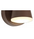 Wall Lamp, 2 x 6W LED, 3000K, 590lm, IP54, Dark Brown
