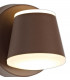 Wall Lamp, 2 x 6W LED, 3000K, 590lm, IP54, Dark Brown