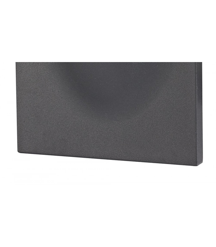 Wall Down Lamp, 1 x 6W LED, 3000K, 510lm, IP54, Anthracite