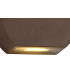 Wall Down Lamp, 1 x 3W LED, 3000K, 270lm, IP54, Dark Brown