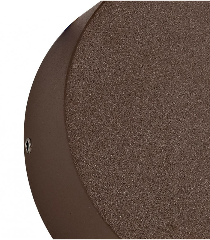 Wall Down Lamp, 1 x 3W LED, 3000K, 270lm, IP54, Dark Brown