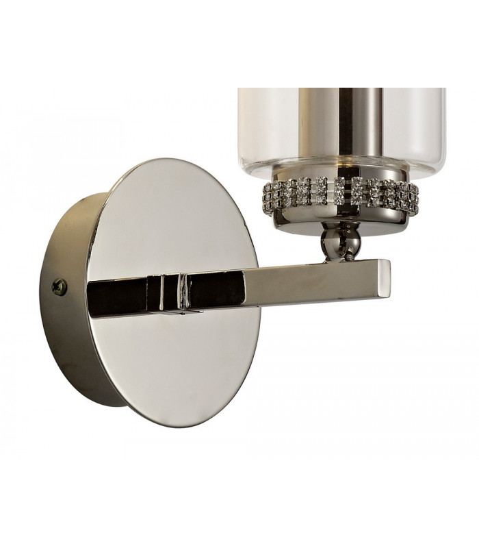 Wall Lamp Switched, 1 x E14, Polished Nickel