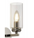 Wall Lamp Switched, 1 x E14, Polished Nickel