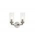 Wall Lamp Switched, 2 x E14, Polished Nickel