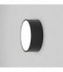 LED 1 Light Outdoor Small Flush Light Textured Black IP65