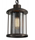 Ceiling Pendant, 1 x E27, Antique Bronze, Clear Glass, IP54