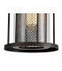 Ceiling Pendant, 1 x E27, Antique Bronze, Clear Glass, IP54