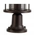 Pedestal Lamp, 1 x E27, Antique Bronze, Clear Glass, IP54