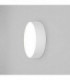 LED 1 Light Outdoor Large Flush Light Textured White IP65