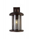Extra Large Wall Lamp, 1 x E27, Antique Bronze, Clear Glass, IP54