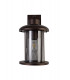 Extra Large Wall Lamp, 1 x E27, Antique Bronze, Clear Glass, IP54