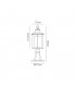 Pedestal Lamp, 1 x E27, Antique Bronze, Clear Ripple Glass, IP54