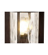 Bollard Post Lamp, 1 x E27, Antique Bronze, Clear Ripple Glass, IP54