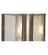 Large Wall Lamp, 1 x E27, Brushed Black Gold, Seeded Glass, IP54