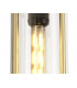Ceiling Pendant, 1 x E27, Black & Gold, Clear Glass, IP54