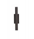 Wall Lamp, 2 x 3W LED, 3000K, 300lm, IP54, Dark Grey