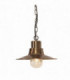 1 Light Outdoor Ceiling Chain Lantern Brass IP44, E27