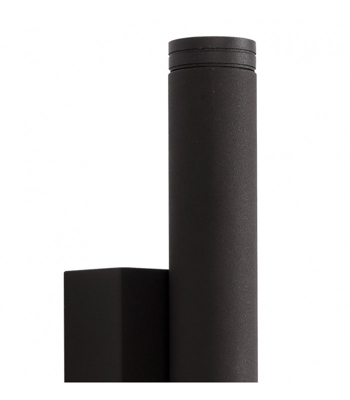 Wall Lamp, 2 x 3W LED, 3000K, 300lm, IP54, Dark Grey
