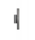 Wall Lamp, 2 x 3W LED, 3000K, 300lm, IP54, Polished Chrome