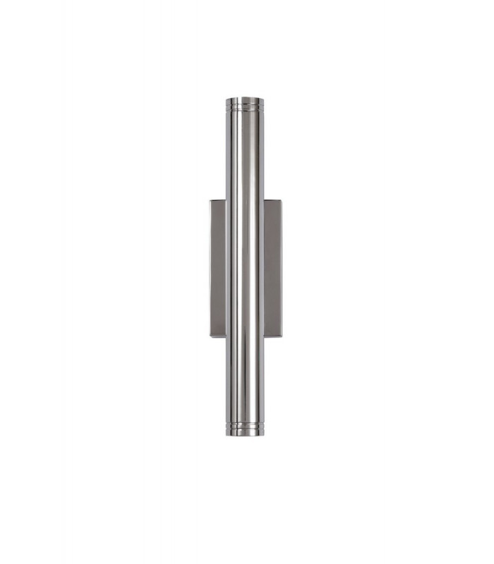 Wall Lamp, 2 x 3W LED, 3000K, 300lm, IP54, Polished Chrome