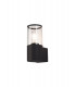 Wall Lamp 1 x E27, IP54, Anthracite, Clear