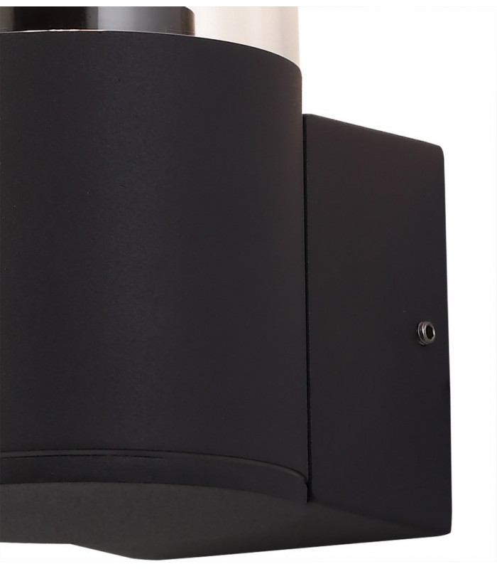 Wall Lamp 1 x E27, IP54, Anthracite, Clear