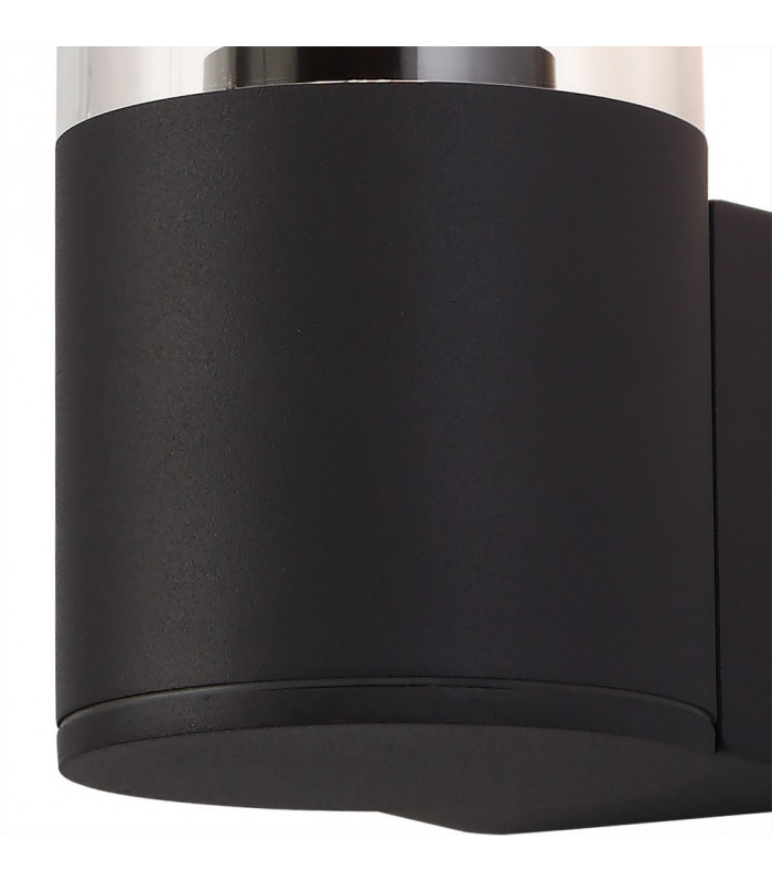 Wall Lamp 1 x E27, IP54, Anthracite, Clear
