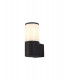 Wall Lamp 1 x E27, IP54, Anthracite, Opal