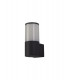 Wall Lamp 1 x E27, IP54, Anthracite, Opal