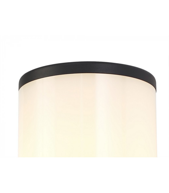 Wall Lamp 1 x E27, IP54, Anthracite, Opal