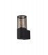 Wall Lamp 1 x E27, IP54, Anthracite, Smoked