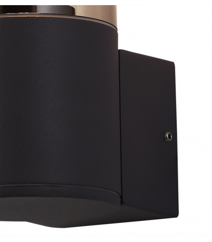 Wall Lamp 1 x E27, IP54, Anthracite, Smoked
