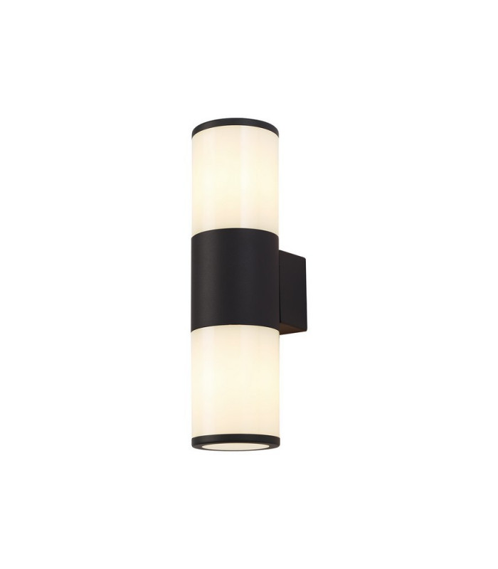 Wall Lamp 2 x E27, IP54, Anthracite, Opal