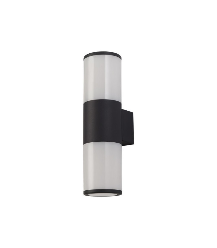 Wall Lamp 2 x E27, IP54, Anthracite, Opal